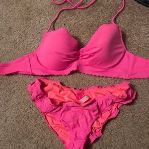 Victoria Secret Women’s Bikini, Top 32C, Bottom XS